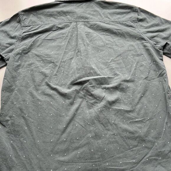 Jack O'Neill Cotton Green Button Front Camp Shirt Mens L - Picture 4 of 8